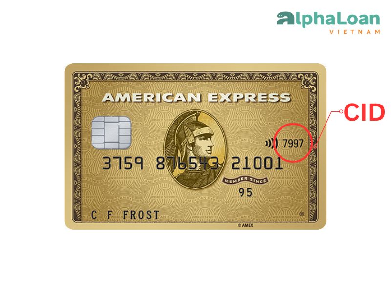 mã CID trên thẻ American Express