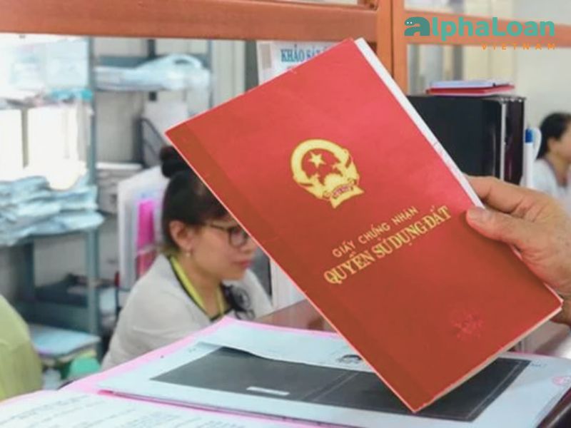 vay ngân hàng bằng sổ đỏ đứng tên 1 người