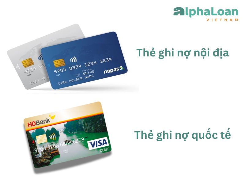 phân loại thẻ ghi nợ