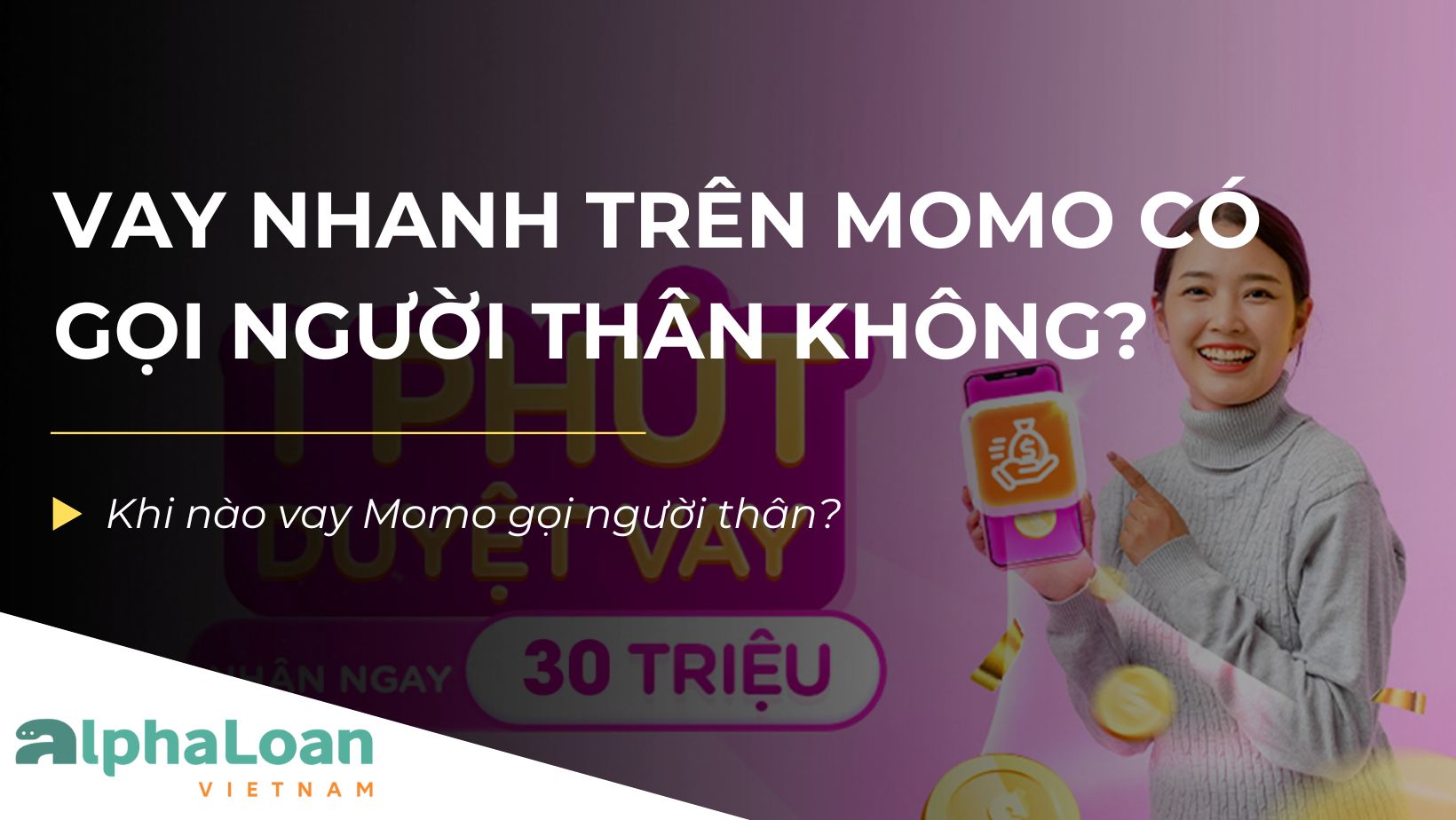 Vay nhanh trên Momo có gọi người thân không?