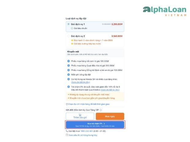 mua trả góp online Điện Máy Xanh
