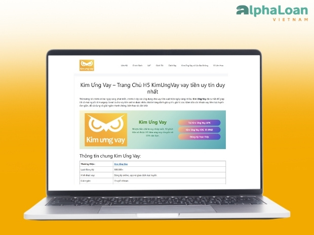 website Kim Ưng Vay