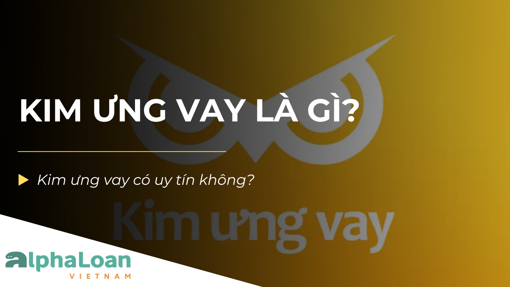 Kim Ưng Vay là gì? Vay tiền ở đây có an toàn không?