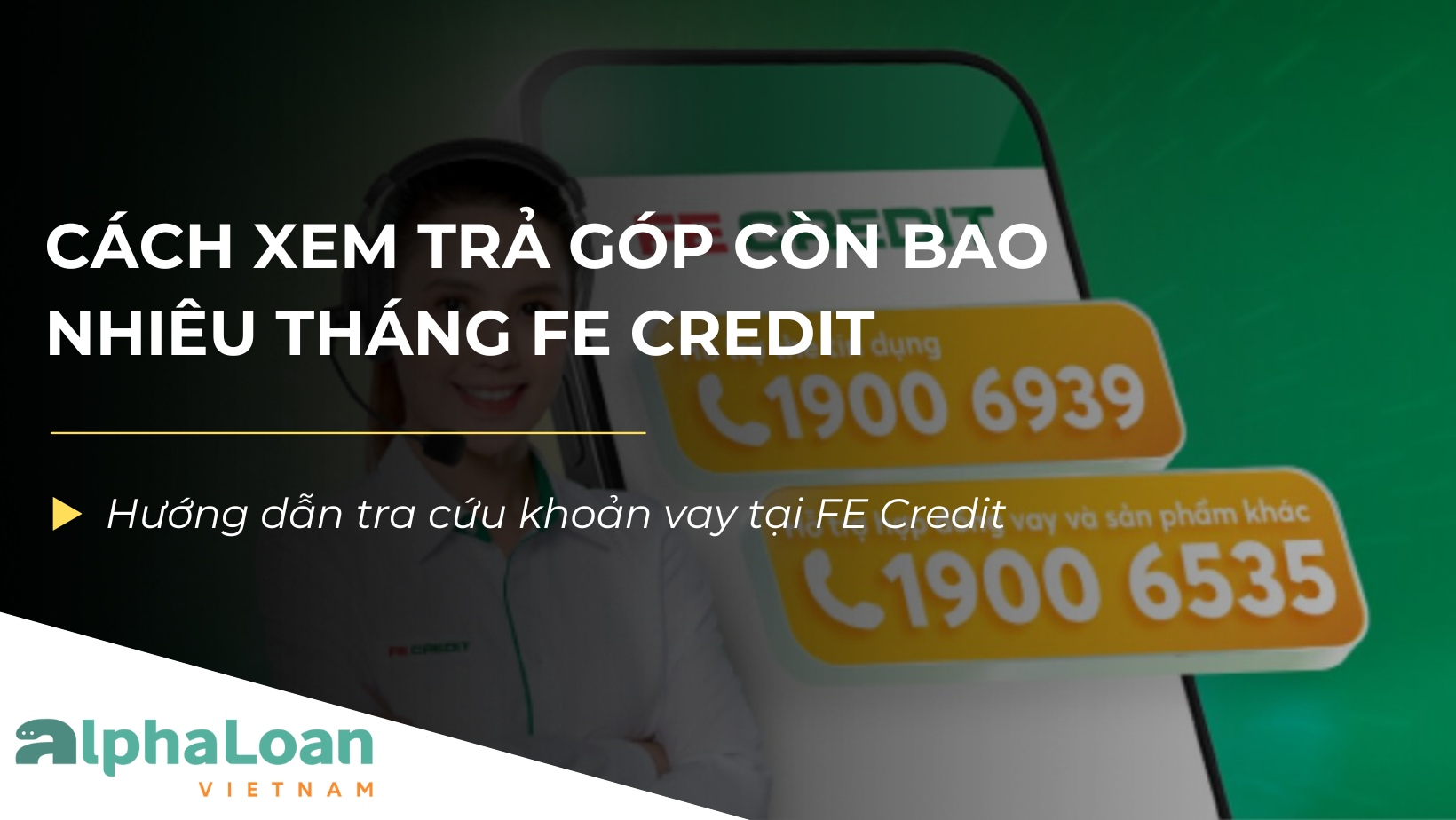 Cách xem trả góp còn bao nhiêu tháng FE Credit?
