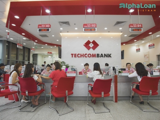 phòng giao dịch ngân hàng Techcombank