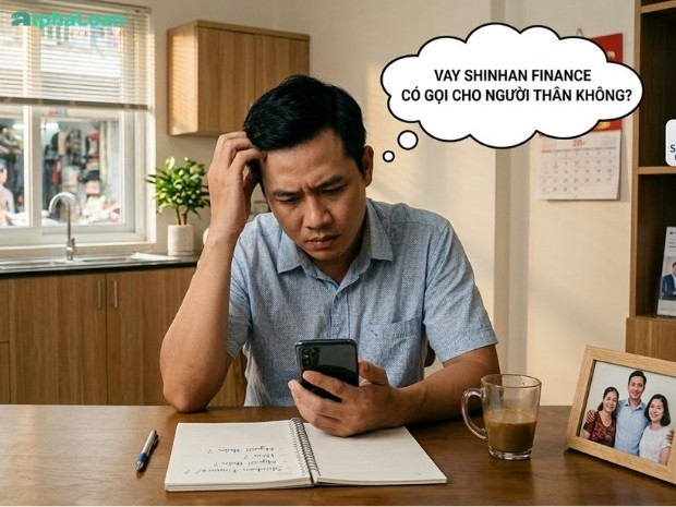Shinhan Finance thường không gọi người thân