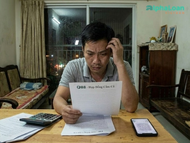 khách hàng trăn trở vì khoản vay F88