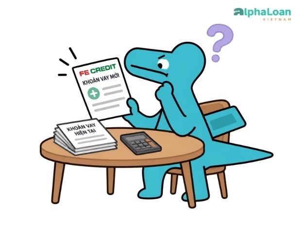 khách hàng có thể vay thêm khoản mới ở FE Credit